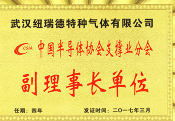中国半导体协会支撑业分会副理事长单位